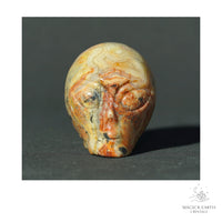 Natural Crazy Agate Crystal Alien Skull View C