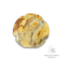Natural Crazy Agate flower thumb stone view c