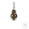 Dragons Blood Jasper Flask Pendulum for Gentle Strength