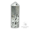 Electroplated Quartz Druzy Tower with Platinum Finish for Amplified Insight