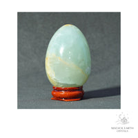 Natural Fluorite Crystal Egg View A