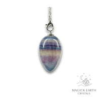 Fluorite Egg Pendulum for Laser Focus