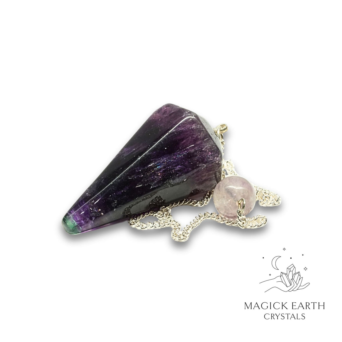 Fluorite Large Cone Pendulum For Laser Focus