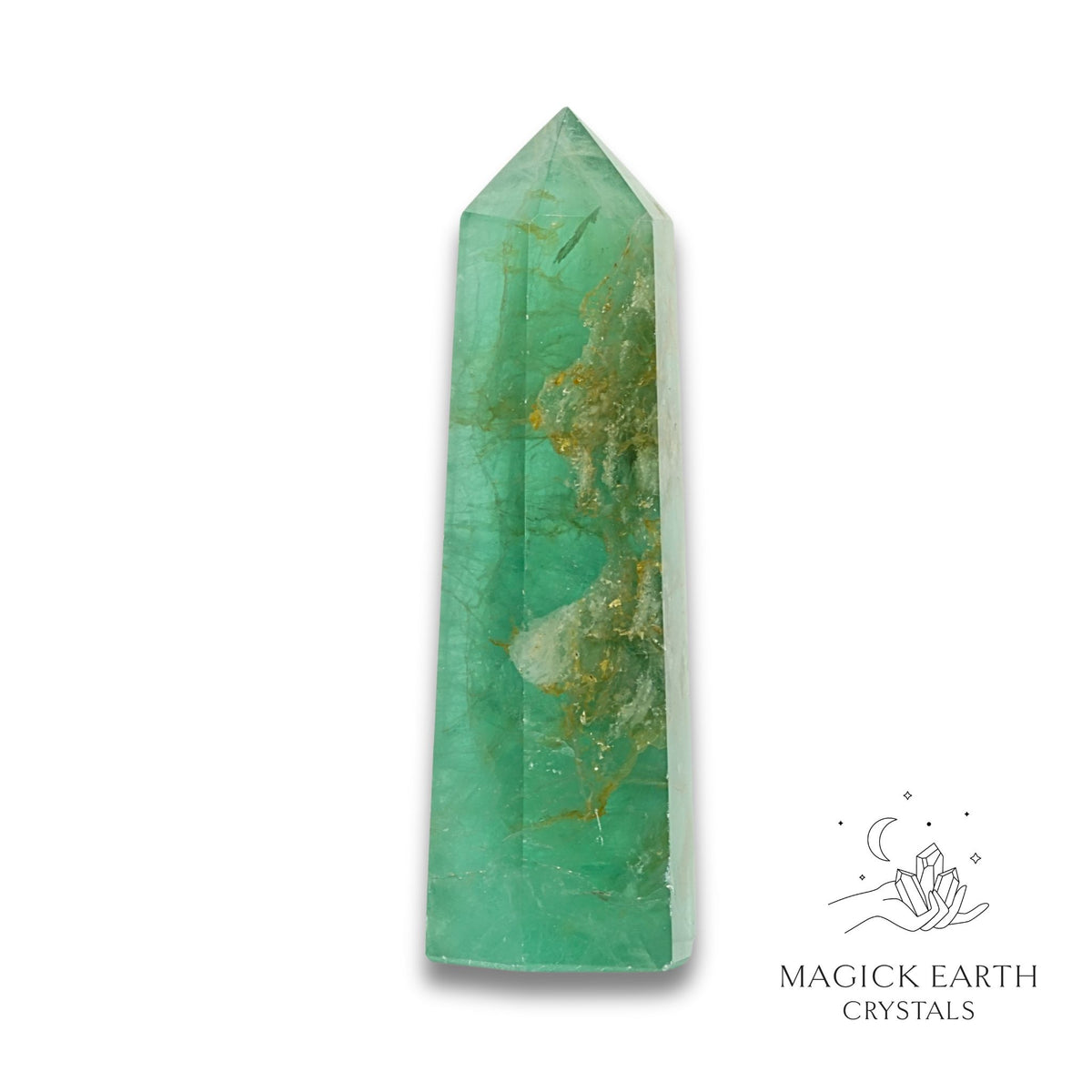 Fluorite Tower for Laser Focus