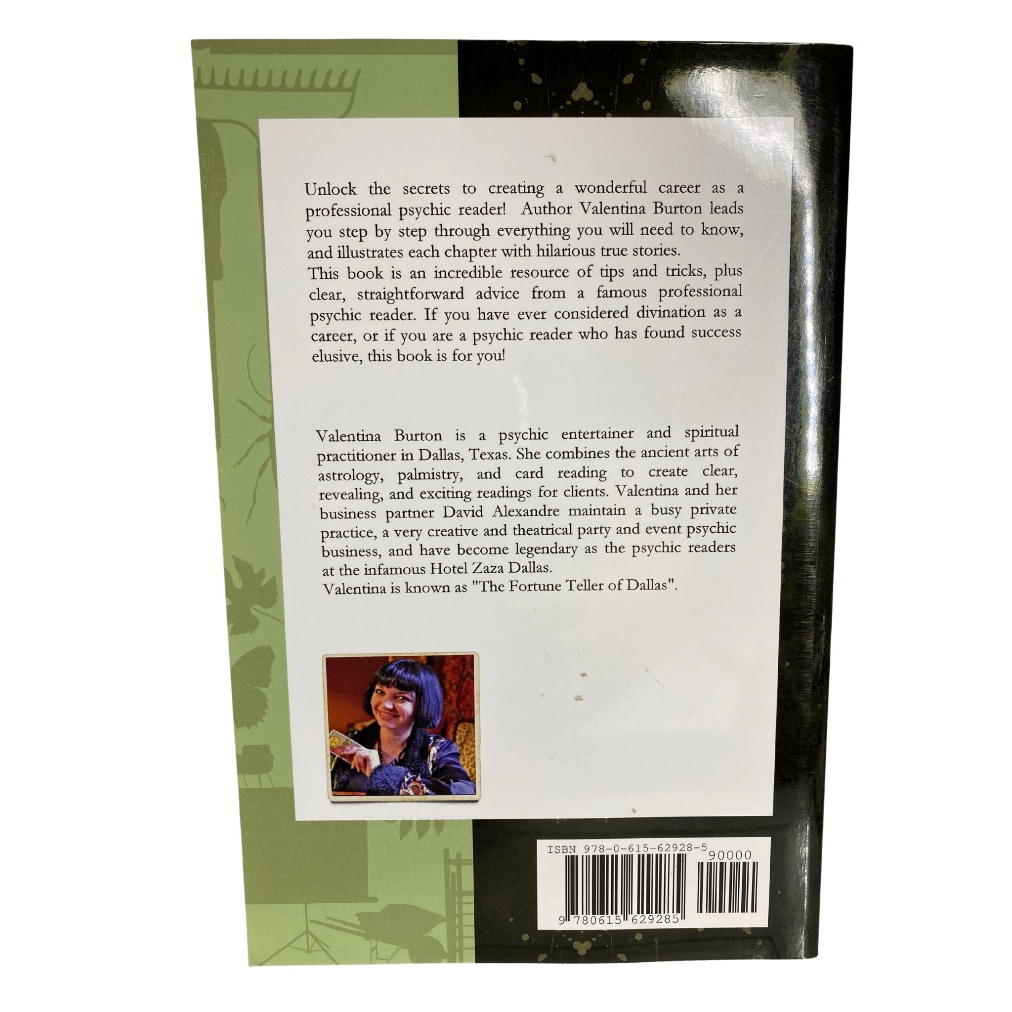 Back Cover of The Fortune Tellers Guide To Success Book by Valentina Burton