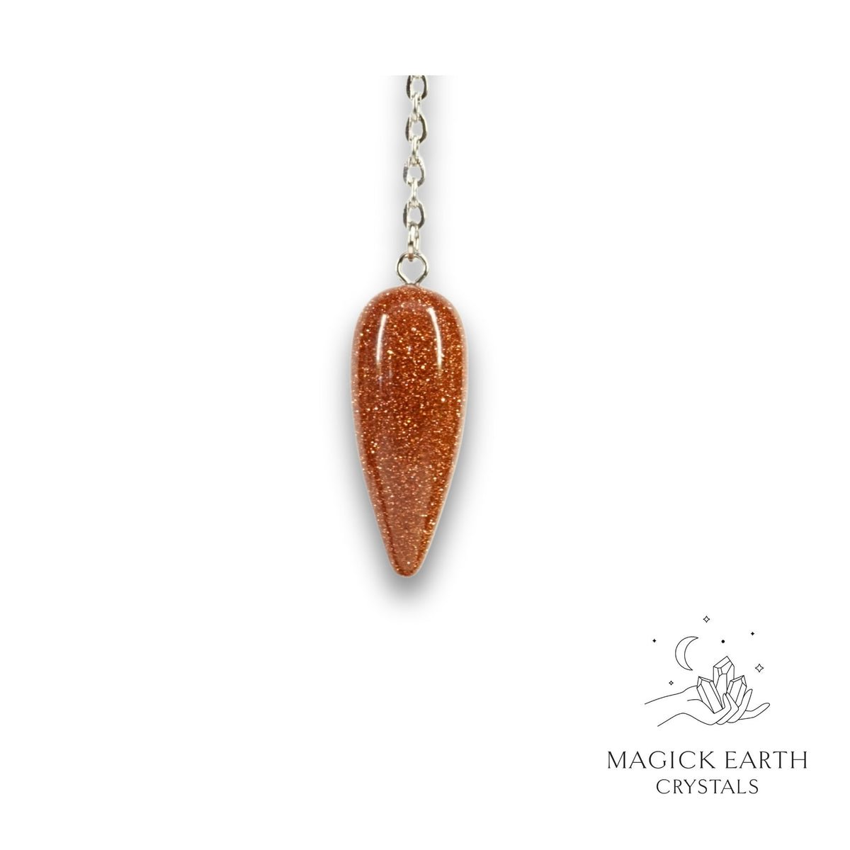 Goldstone Teardrop Pendulum for Radiant Determination