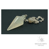 Grey Agate (Lighter Shade) Spire Pendulum For Steady Strength