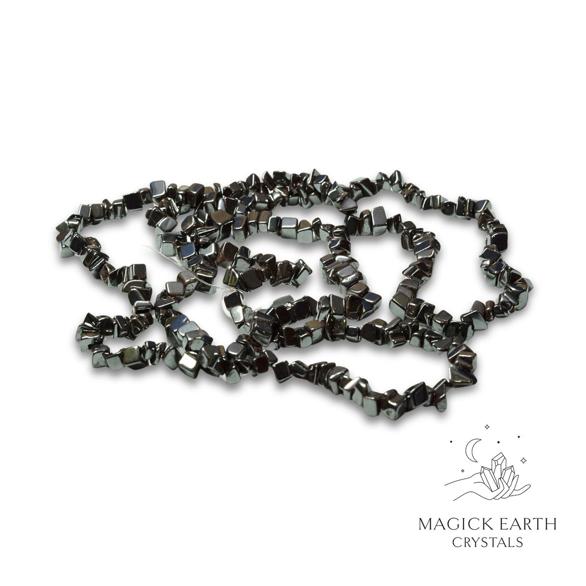 Natural Hematite drilled crystal chips