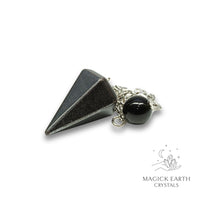 Hematite Small Cone Pendulum for Confident Tenacity