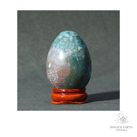 Natural Indian Agate Crystal Egg View B