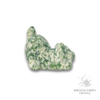 Natural Jade crystal crouching cat figurine view b