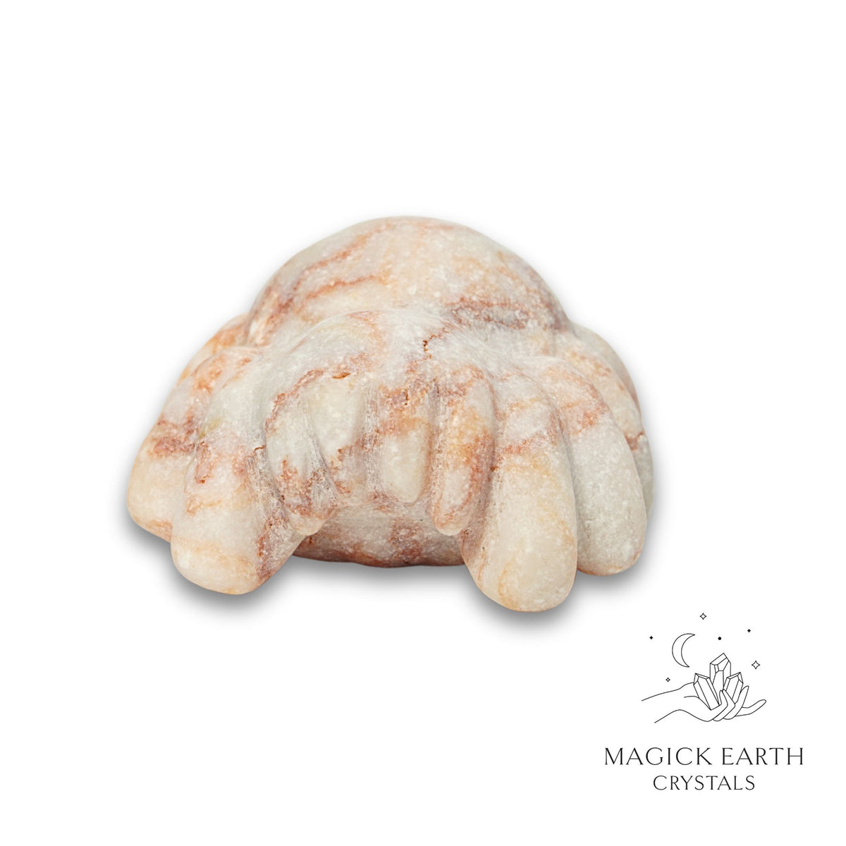 Natural Jasper crystal spider figurine view b