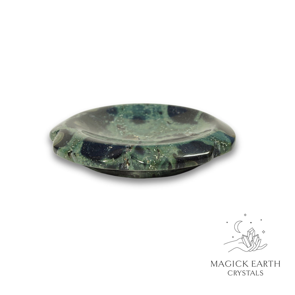 Natural Kambaba Jasper flower thumb stone view a
