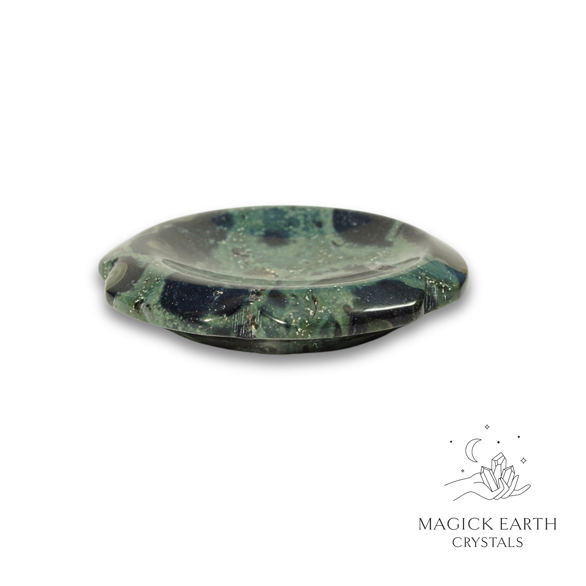 Natural Kambaba Jasper flower thumb stone view a