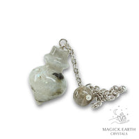 Labradorite Flask Pendulum for Magickal Protection