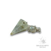 Labradorite Small Cone Pendulum for Magickal Protection