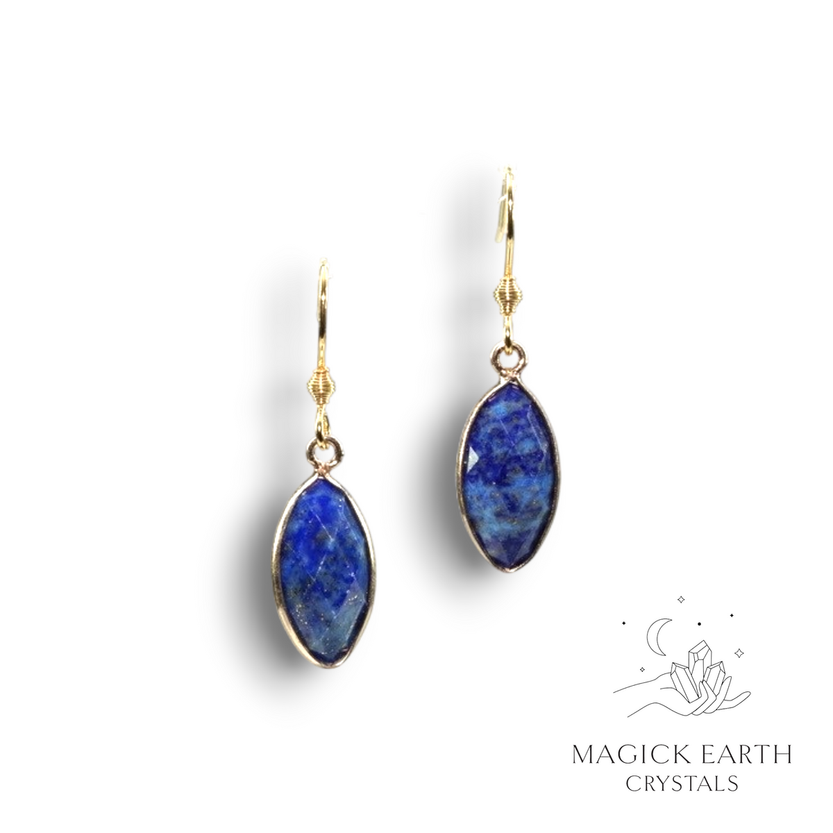 Lapis Lazuli  Marquise Earrings for Inner Vision