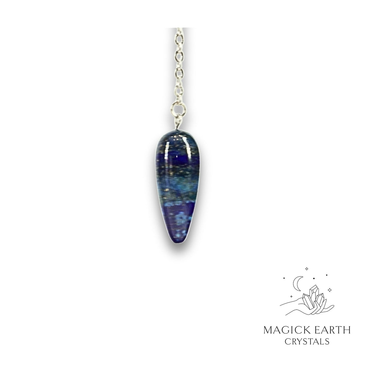 Lapis Lazuli Teardrop Pendulum for Inner Vision
