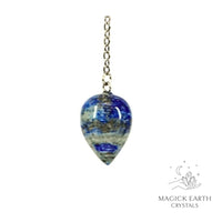 Lapis Lazuli Water Drop Pendulum for Inner Vision