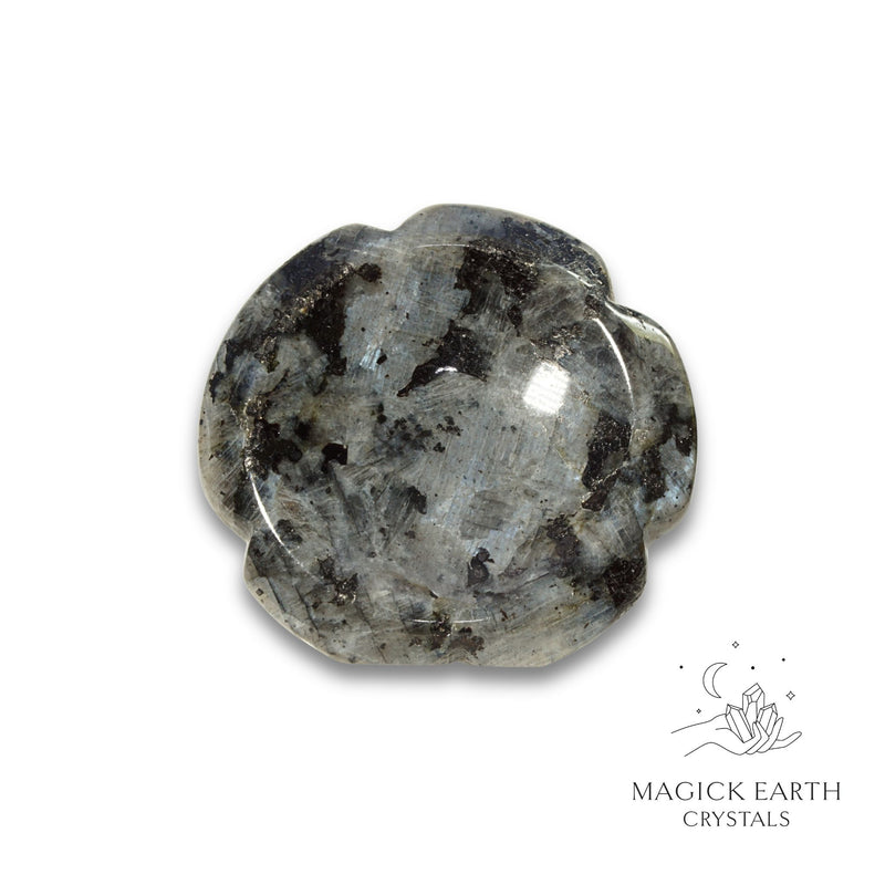 Sharp Discernment – Larvikite Flower Thumb Stone | Crystals – Magick ...