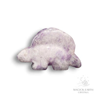 Lepidolite Dinosaur Stegosaurus For Emotional Reset