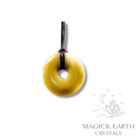  Natural Mookaite Jasper crystal donut view f