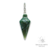 Moss Agate Spire Pendulum For Wild Heart Grounding