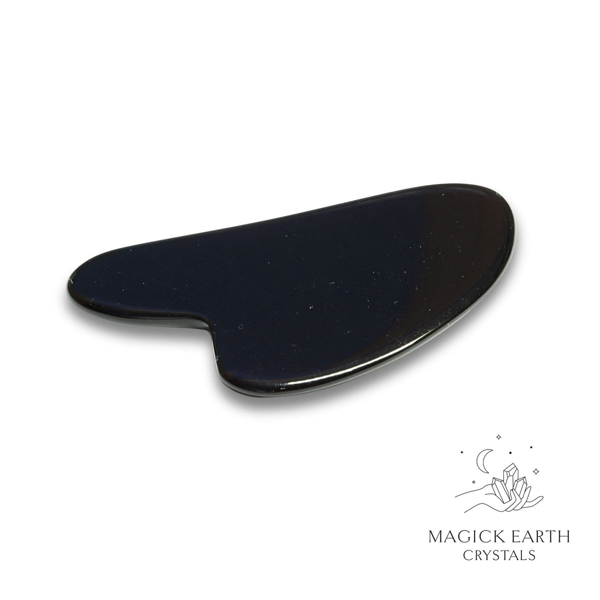 Natural Obsidian crystal gua sha