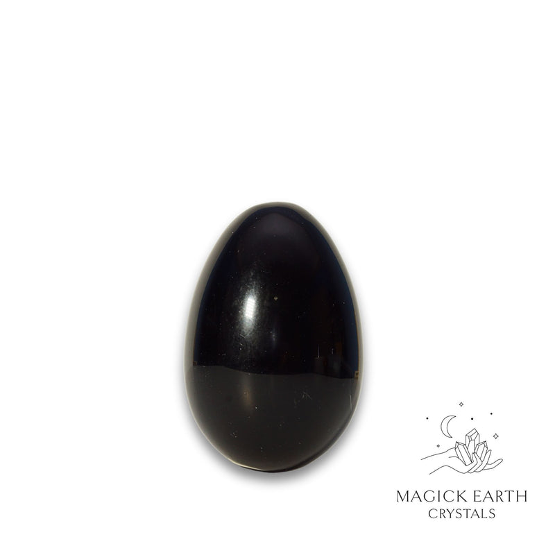 Obsidian Crystal Egg  for Tough Love Protection