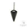Obsidian Large Cone Pendulum For Tough Love Protection