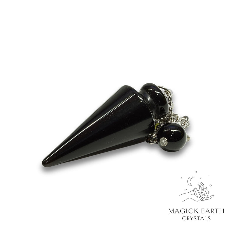 Obsidian Spike pendulum For Tough Love Protection