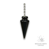 Obsidian Spike Pendulum For Tough Love Protection
