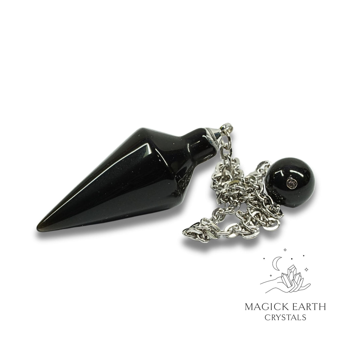 Obsidian Spire Pendulum For Tough Love Protection
