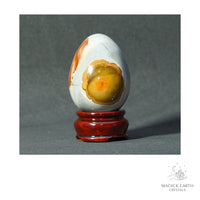 Natural Ocean Jasper Crystal Egg 62mm  View C