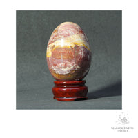 Natural Ocean Jasper Crystal Egg 72mm  View A