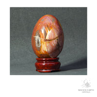 Natural Ocean Jasper Crystal Egg 74mm  View C