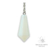 Opalite Crystal Bullet Pendulum Vertical View for Luminous Guidance