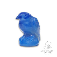 Opalite crow figurine view f