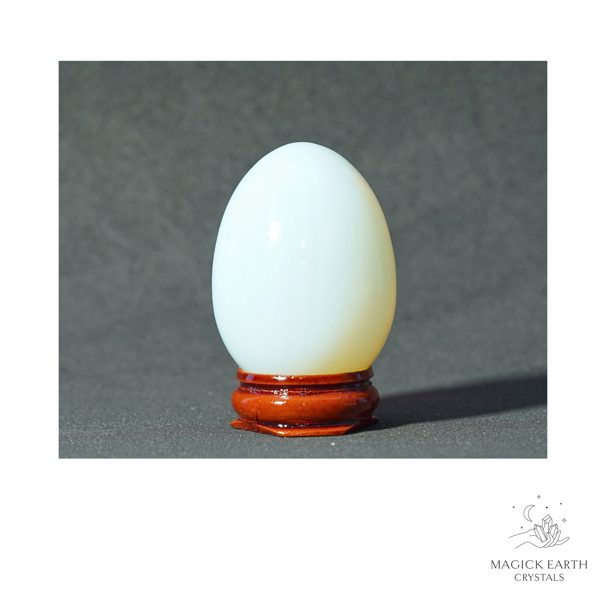Opalite Crystal Egg View A