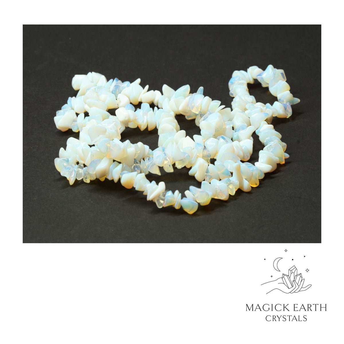 Opalite large drilled crystal chips