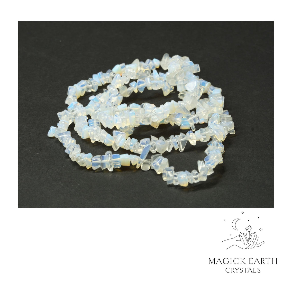 Opalite small drilled crystal chips