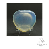 Opalite heart thumb stone view a