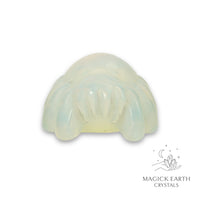 Opalite crystal spider figurine view b