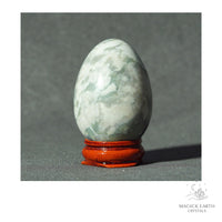 Natural Peace Jade crystal egg view f