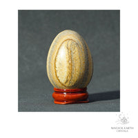 Natural Picture Jasper Crystal Egg View B