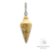 Natural Picture Jasper spire crystal pendulum view b