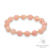 Quartzite (Malaysia Jade) Bracelet in Coral (Dyed) for Calm Power