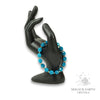 Quartzite (Malaysia Jade) Bracelet in Deep Teal (Dyed) for Calm Power