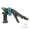 Quartzite (Malaysia Jade) Bracelet in Deep Teal (Dyed) for Calm Power