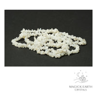 Natural Rainbow Moonstone drilled crystal chips view b
